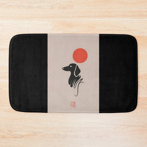 Item preview, Dachs in Japan designed and sold by DachshundsOnRB.