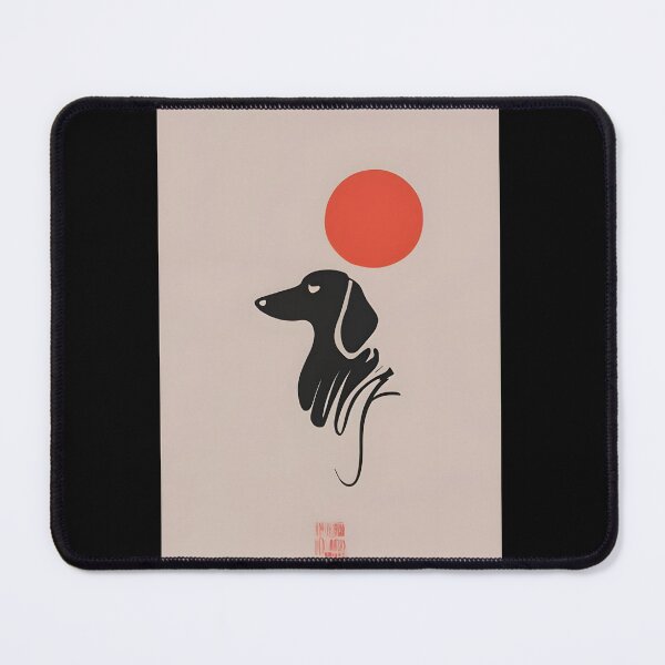 Item preview, Dachs in Japan designed and sold by DachshundsOnRB.