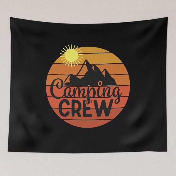 Item preview, Camping crew funny gifts for camping fans designed and sold by ABCreativeShop.
