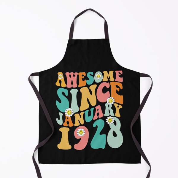 Item preview, Awesome Since January 1928 | Made In 1928 | Retro Groovy Birthday designed and sold by Christina-grich.