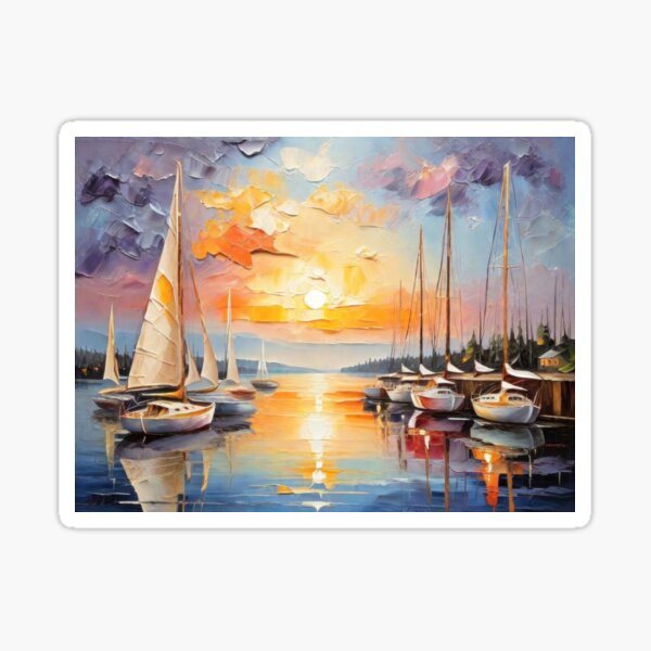 Item preview, Boat Harbor designed and sold by kultomatic.