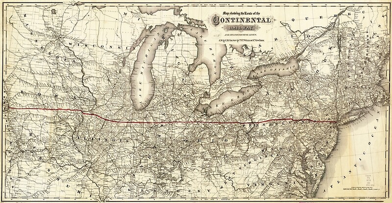 Grand Continental Railways Map