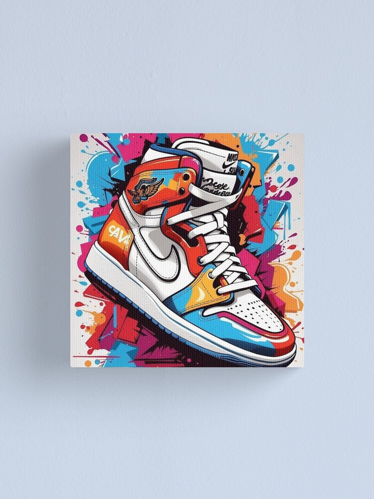 jordan 1 graffiti canvas