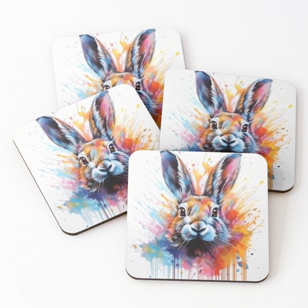 Item preview, cute rabbit colourful  designed and sold by Superann8.