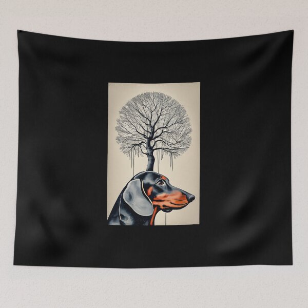 Item preview, Under the tree designed and sold by DachshundsOnRB.