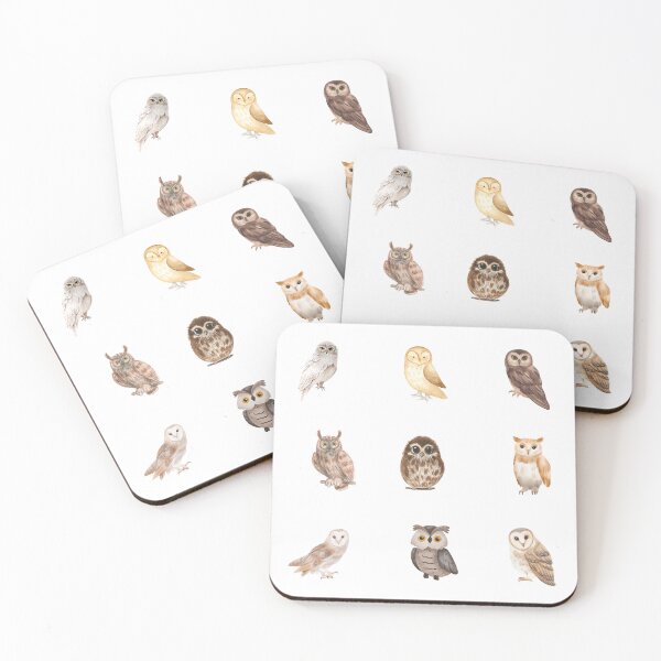 Item preview, Watercolor Owls  designed and sold by silviaol.