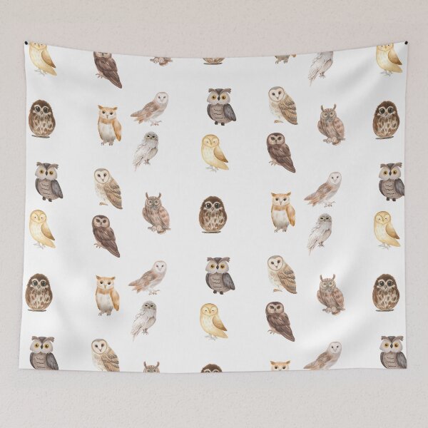 Item preview, Watercolor Owls  designed and sold by silviaol.