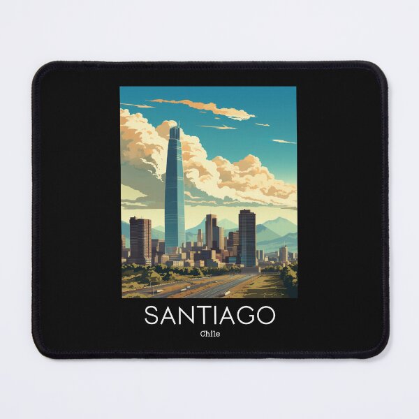 Item preview, A Vintage Travel Illustration of Santiago - Chile  designed and sold by GoodOldVintage.