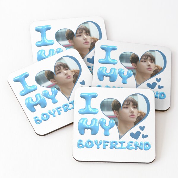 Item preview, I Love My Boyfriend Mingi ATEEZ Kpop designed and sold by StarBunnyDesign.