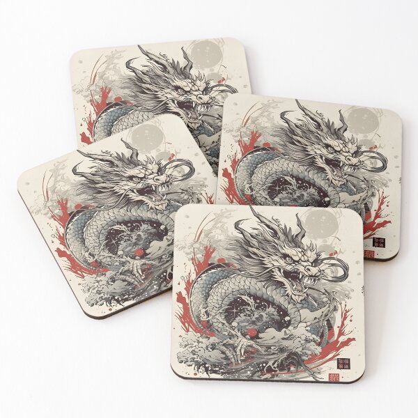 Item preview, Water Dragon (Ukiyo-e) designed and sold by NickLivin.