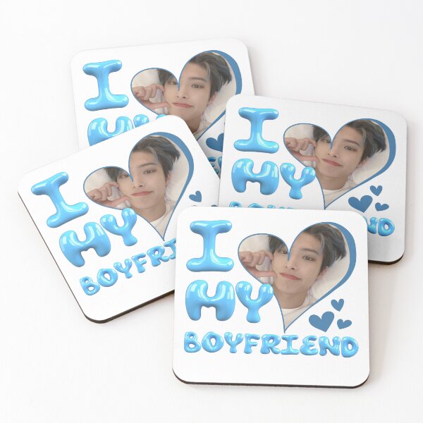 Item preview, I Love My Boyfriend Mingi ATEEZ Kpop designed and sold by StarBunnyDesign.