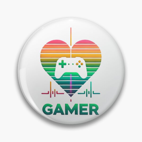 Item preview, The Gamer's Rainbow Heartbeat designed and sold by Studio-Mind.