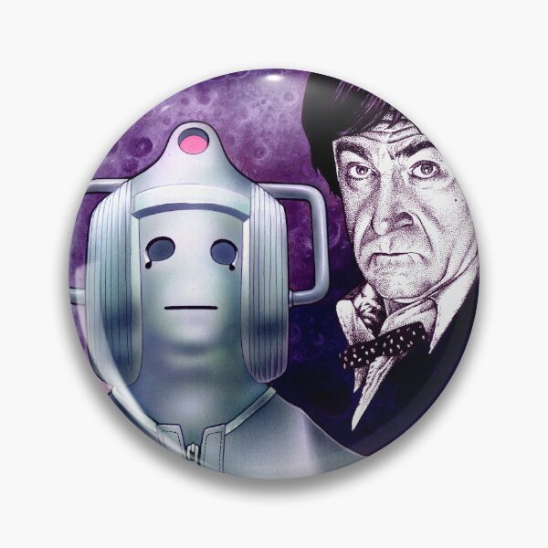 The 2nd Doctor and the Cyberman Pin