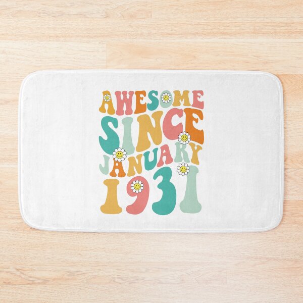 Item preview, Awesome Since January 1931 | Made In 1931 | Retro Groovy Birthday designed and sold by Christina-grich.