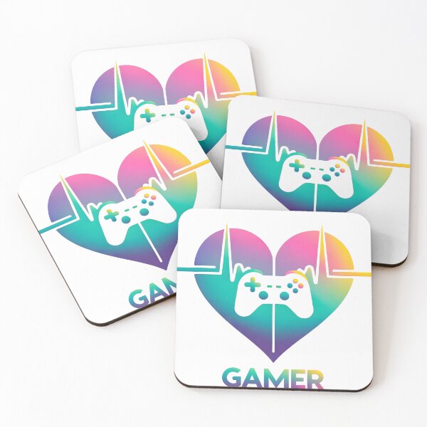Item preview, The Gamer's Rainbow Heartbeat designed and sold by Studio-Mind.