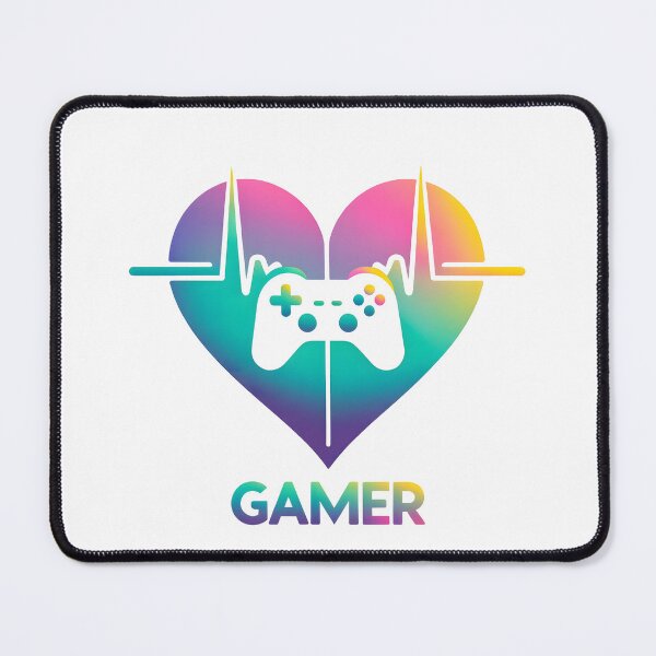 Item preview, The Gamer's Rainbow Heartbeat designed and sold by Studio-Mind.