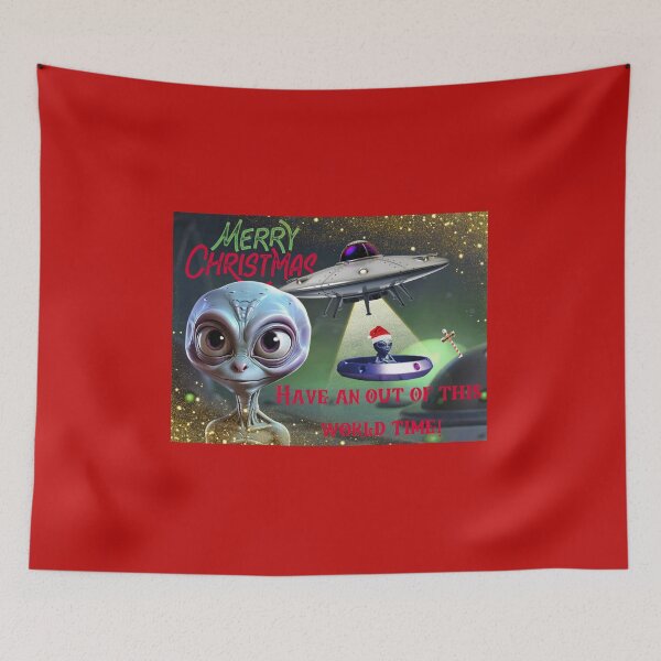 Item preview, Merry Christmas Alien designed and sold by Dragoncc.