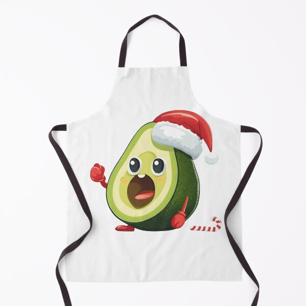 Item preview, Funny Christmas Avocado in Santa Hat  designed and sold by silviaol.