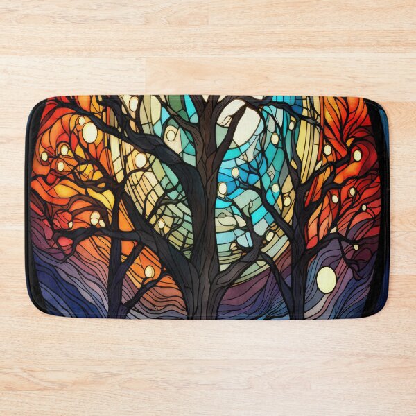 Item preview, Stained Glass Trees designed and sold by MarigoldandLily.