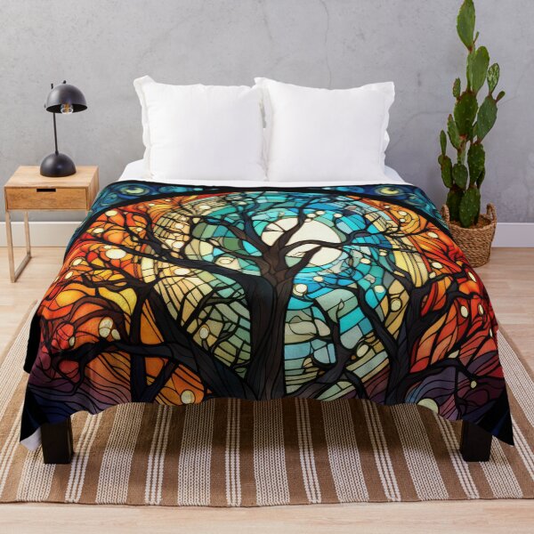 Item preview, Stained Glass Trees designed and sold by MarigoldandLily.
