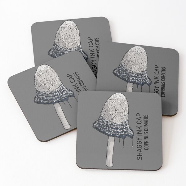 Item preview, Shaggy Ink Cap Mushroom designed and sold by Maybe-A-Robot.