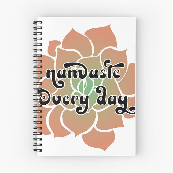 Item preview, namaste every day with california sunset succulent designed and sold by sassandsun.