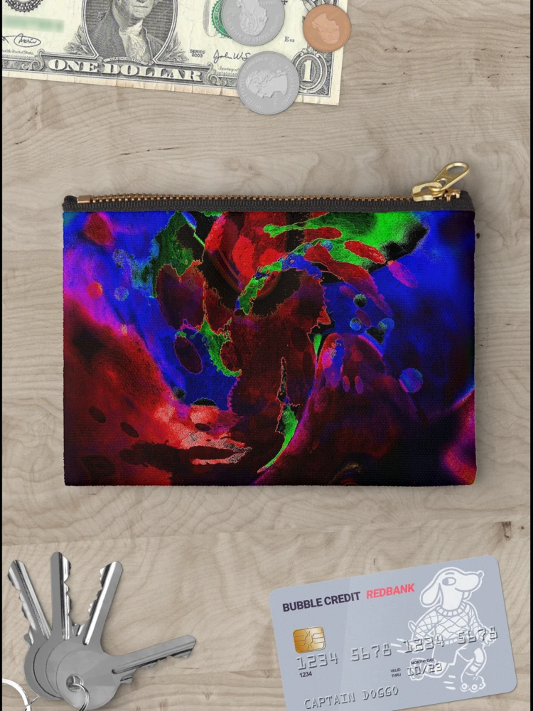Thumbnail 3 of 4, Zipper Pouch, Raging designed and sold by Elizabeth Austin-Craig.