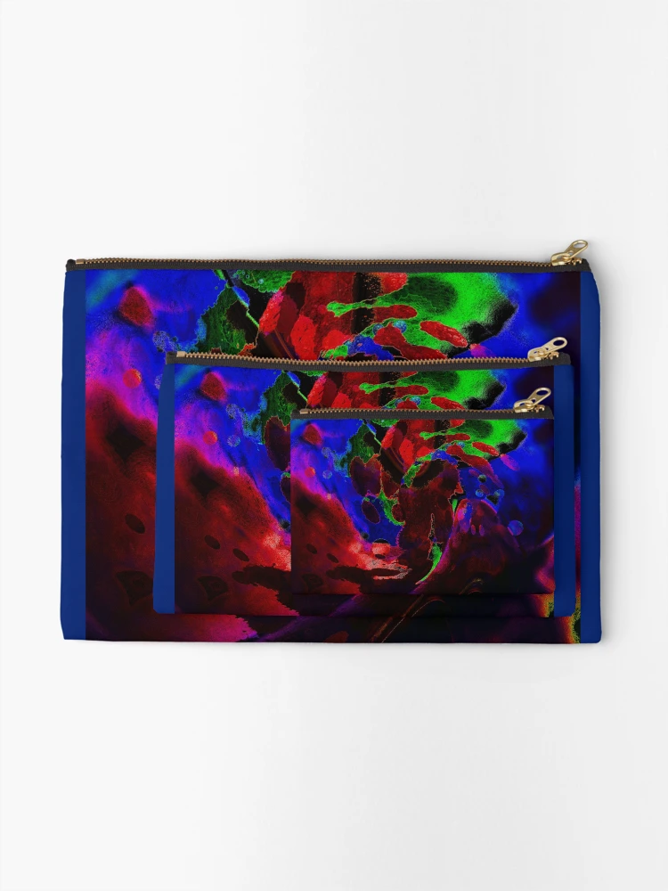 Thumbnail 2 of 4, Zipper Pouch, Raging designed and sold by Elizabeth Austin-Craig.