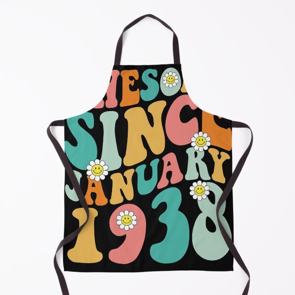 Item preview, Awesome Since January 1938 | Made In 1938 | Retro Groovy Birthday designed and sold by Christina-grich.