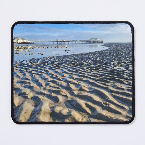 Item preview, Sand waves at low tide in Worthing designed and sold by CarolynBF.