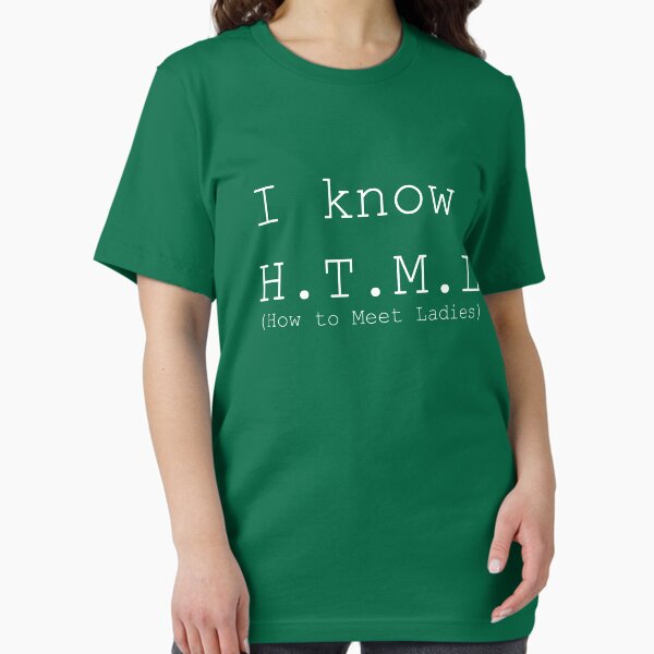 Aperçu de l'œuvre Je sais HTML créée et vendue par laughattack.