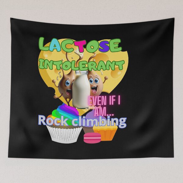 Artikelvorschau, LAKTOSEFREIES LAKTOSEINTOLERANTES FELSKLETTERN entworfen und verkauft von carlos crane.