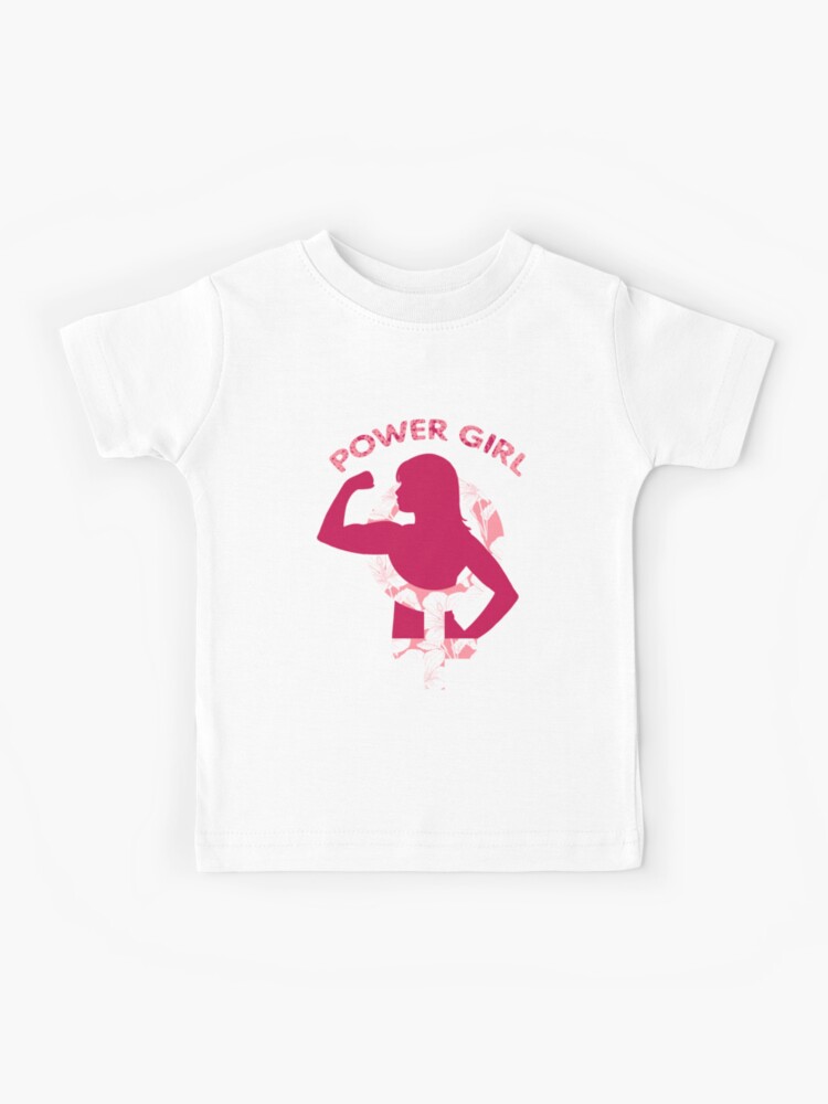 Camiseta niños «Camiseta feminista Power girl, diseño de los derechos de las mujeres» de flexify | Redbubble