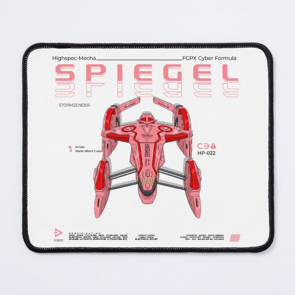 Item preview, Cyber Formula : Stormzender - Spiegel HP-022 detailed illustration with urban graphic design designed and sold by efiik.
