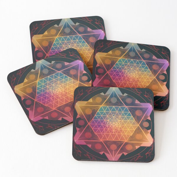 Item preview, “Voxelized Triangular Structure of Crystals” designed and sold by Art-Vortex-fr.
