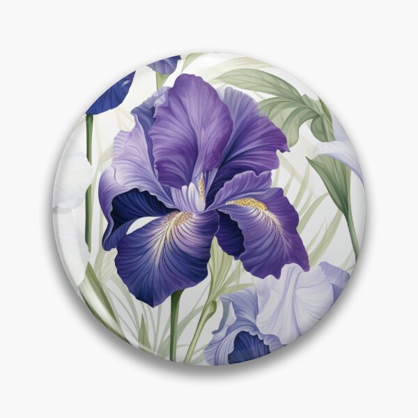 Item preview, Siberian Iris - Floral Pattern designed and sold by MelKolaja.