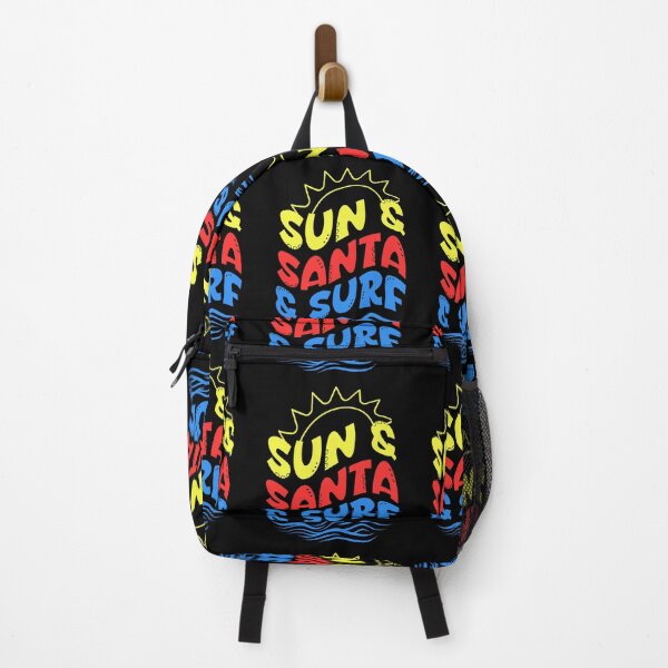 Item preview, Retro Christmas Typography: 'Sun, Santa, Surf!' in Groovy Style designed and sold by Sun Sand & Sea Art.