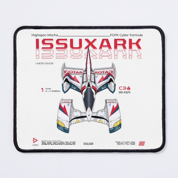 Item preview, Cyber Formula : Union Savior Issuxark 00-X3/ii detailed illustration with urban graphic design designed and sold by efiik.