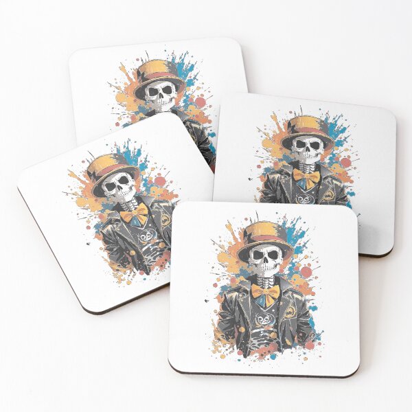Item preview, Colorful Skull In Hat designed and sold by InstaCreatives.