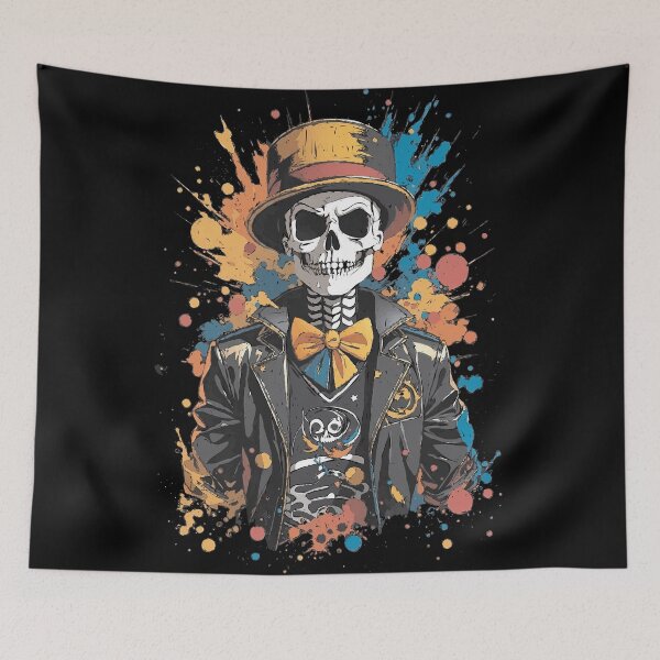 Item preview, Colorful Skull In Hat designed and sold by InstaCreatives.