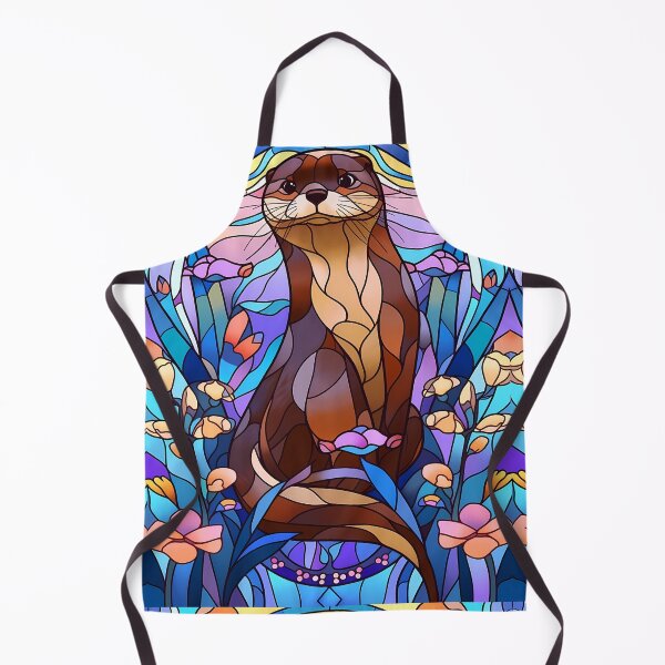 Artikelvorschau, Buntglas-Otter – Skurriler Otter-Charm entworfen und verkauft von octoboobs.