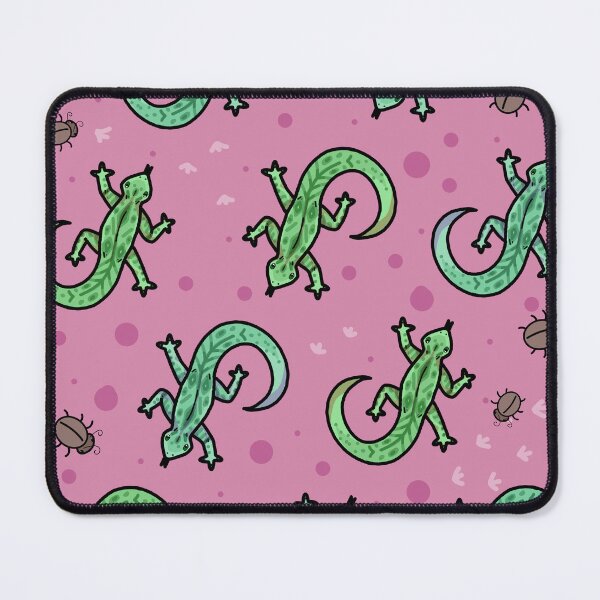 Item preview, Pink and Green lizards and beetles designed and sold by LizIsLiving.