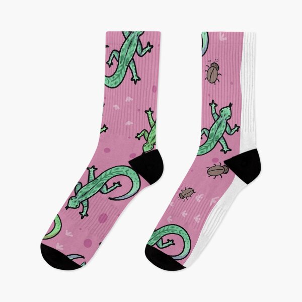 Item preview, Pink and Green lizards and beetles designed and sold by LizIsLiving.