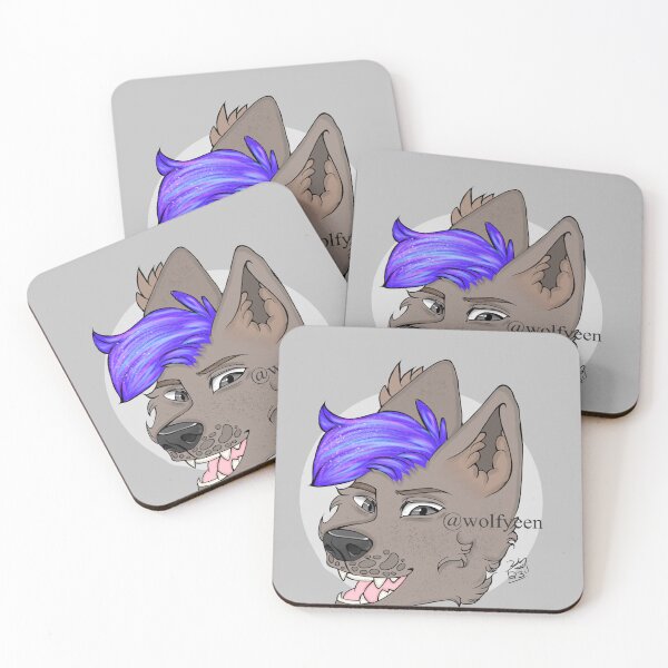 Item preview, Blue haired dog designed and sold by Wolfyeen.