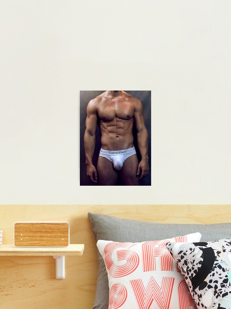 White Underwear Stud Bulge Photographic Print for Sale by baraclub