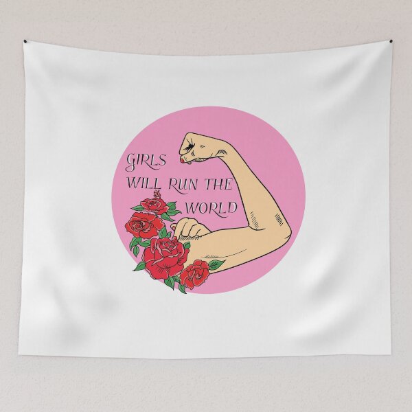 Item preview, Feminist t-shirt. Girls run the world. Power girl. designed and sold by flexify.