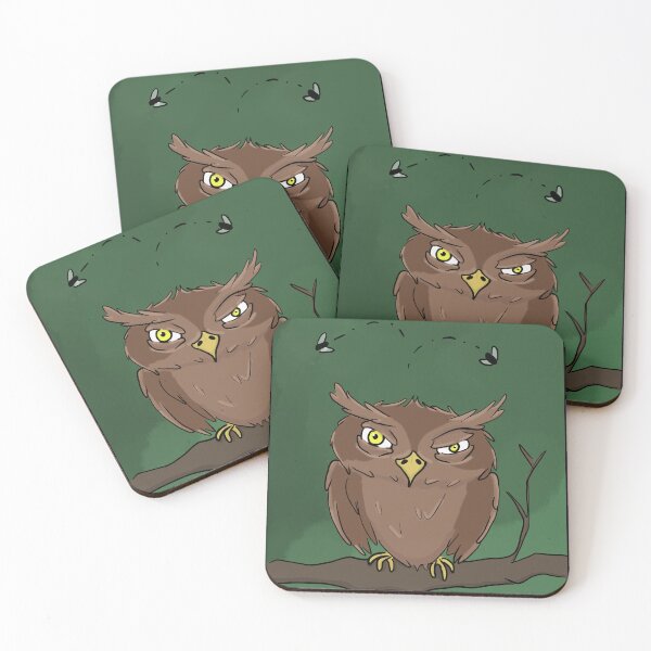 Item preview, Rick, the grumpy owl designed and sold by Monastery Cat.