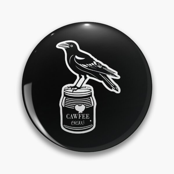 Item preview, Cawfee crow, coffee time designed and sold by LuckyFamily.