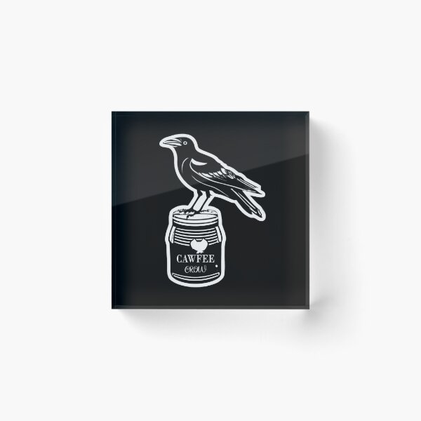 Item preview, Cawfee crow, coffee time designed and sold by LuckyFamily.