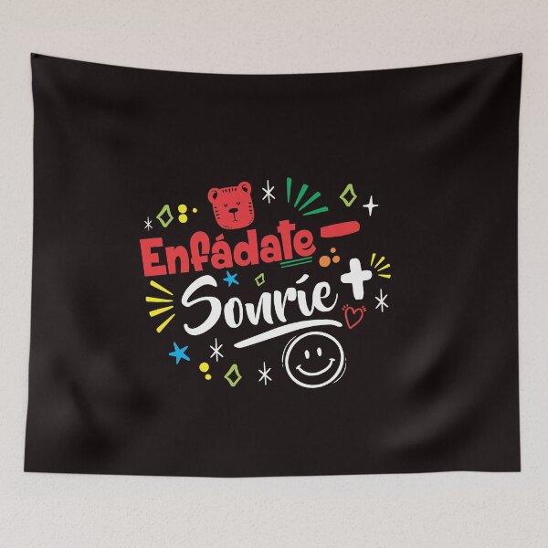 Item preview, Copy of Get Angry Less, Smile More - Dark Background designed and sold by 8adesign.